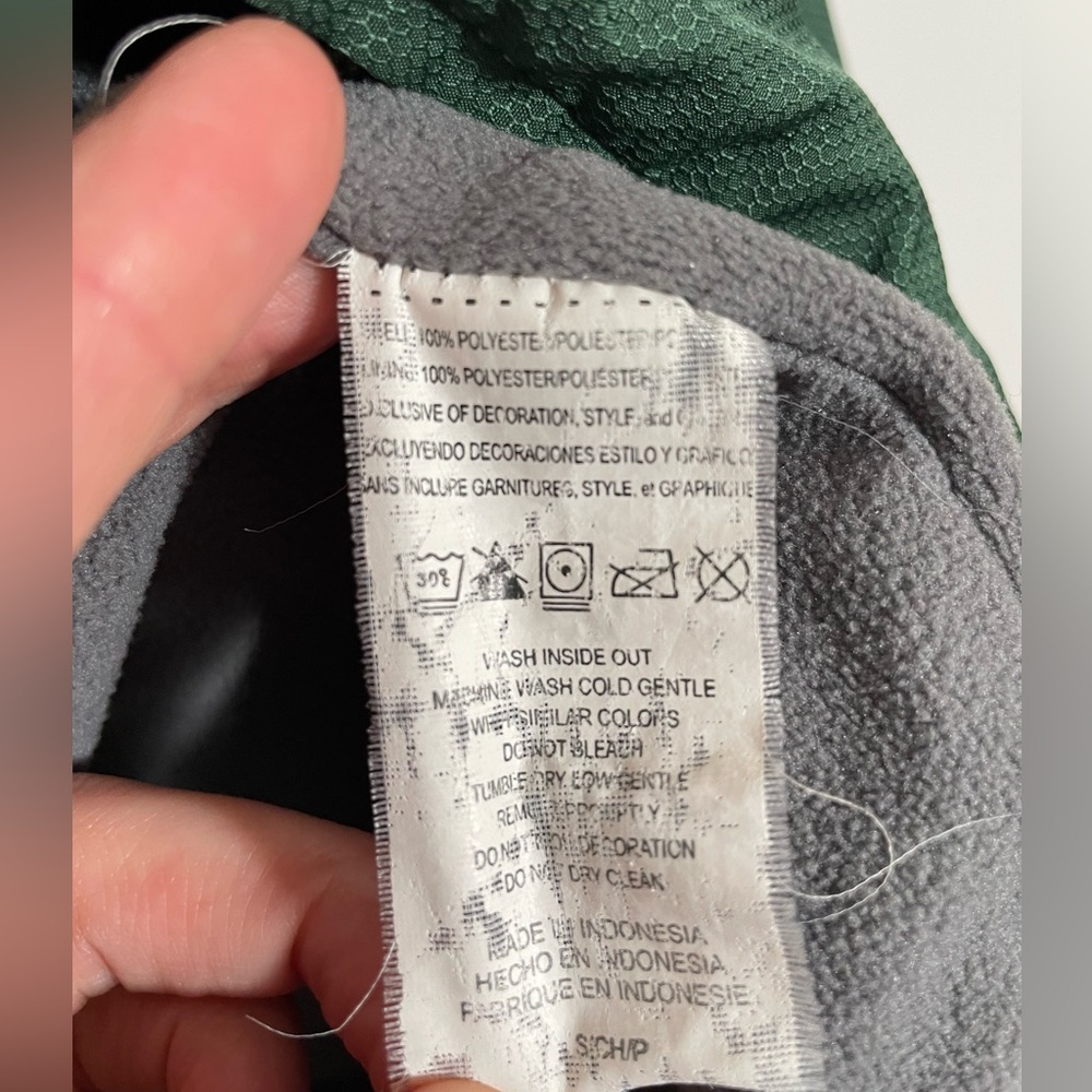 NFL Team Apparel Green Bay Packers Windbreaker Full Zip Vintage Jacket Sz Small - Picture 8 of 11